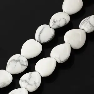 Natural Howlite Bead Strands
