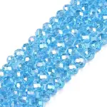 Electroplate Glass Beads Strands