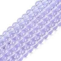 Transparent Glass Beads Strands