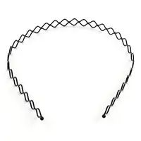 Hair Accessories Iron Wavy Hair Band Findings