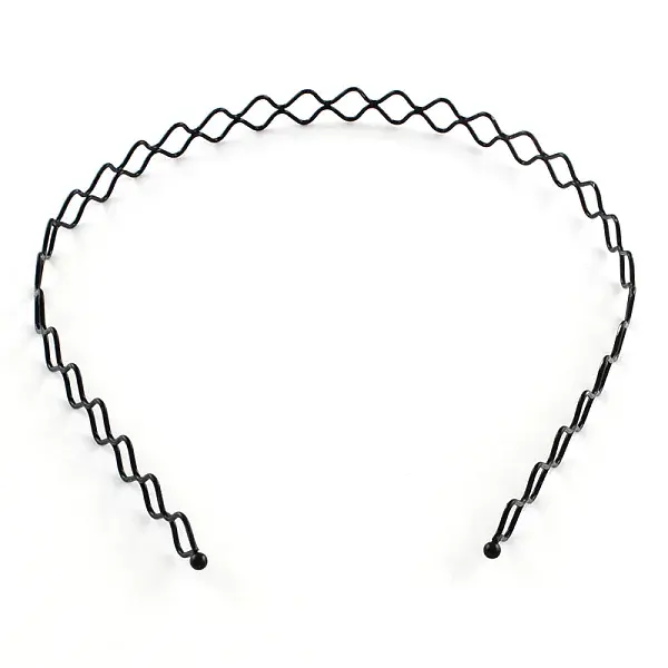 Hair Accessories Iron Wavy Hair Band Findings
