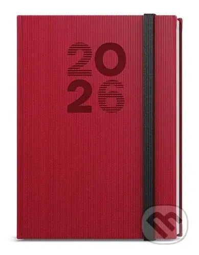 Týdenní diář 2026 Oskar Vigo A5 červená