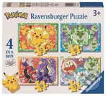 Pokémoni 4 - puzzle z kategorie 15 - 60 dílků