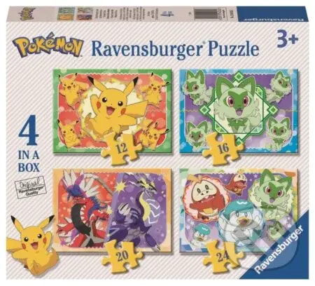 Pokémoni 4 - puzzle z kategorie 15 - 60 dílků