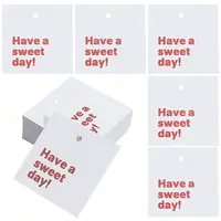 200Pcs Paper Thanks Greeting Cards