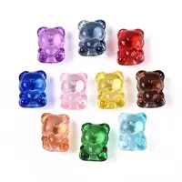 Baking Paint Transparent Glass Beads