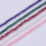 Natural White Jade Beads Strands