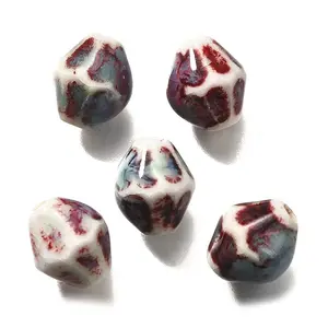 Vintage Style Glazed Ceramic Porcelain Beads