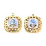 304 Stainless Steel Enamel Pendants