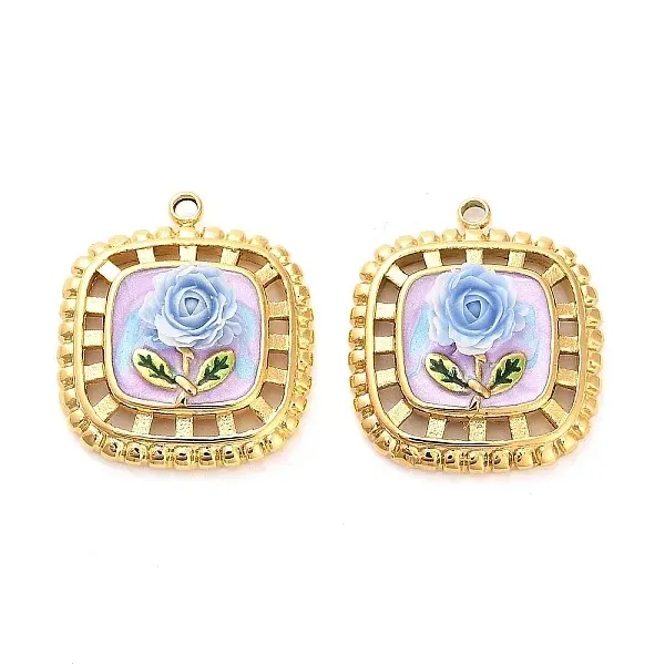 304 Stainless Steel Enamel Pendants