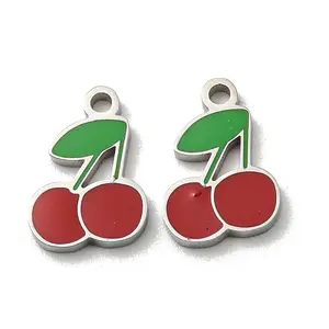 304 Stainless Steel Enamel Charms