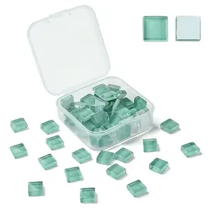 60Pcs Transparent Glass Cabochons