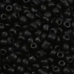 Frosted Opaque 6/0 Glass Seed Beads