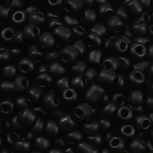 Frosted Opaque 6/0 Glass Seed Beads