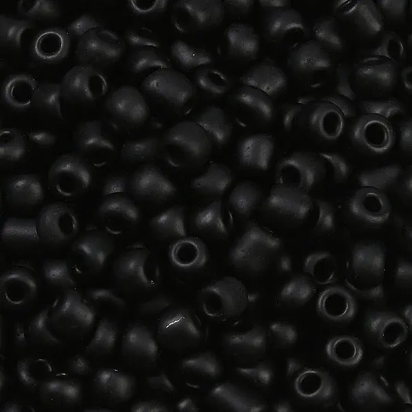 Frosted Opaque 6/0 Glass Seed Beads