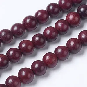 Natural Wood Beads Strands