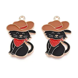 Alloy Enamel Pendants