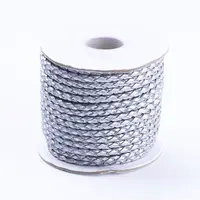 Round Braided Cowhide Cords