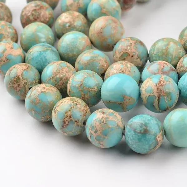 Natural Imperial Jasper Beads Strands