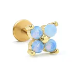 316L Surgical Stainless Steel Micro Pave Clear Cubic Zirconia Cartilage Earrings for Women Men