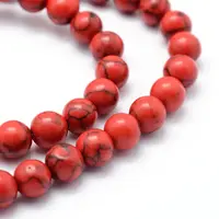 Synthetic Howlite Bead Strand