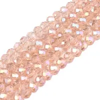 Electroplate Glass Beads Strands