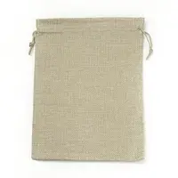 Burlap Packing Pouches Drawstring Bags