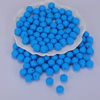 Round Silicone Focal Beads