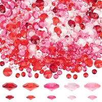 6000Pcs 10 Styles Pointed Back Acrylic Rhinestone Cabochons