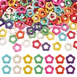 Flower Synthetic Turquoise Beads Strands