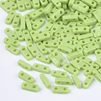 2-Hole Opaque Glass Seed Beads