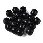 Natural Wood Apple Beads