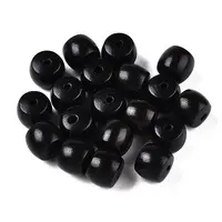 Natural Wood Apple Beads