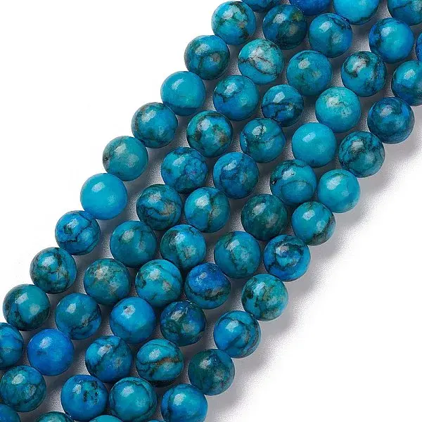 Natural Howlite Beads Strand