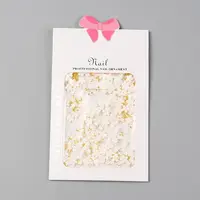 Flower Plastic Cabochons Nail