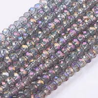 Electroplate Glass Beads Strands