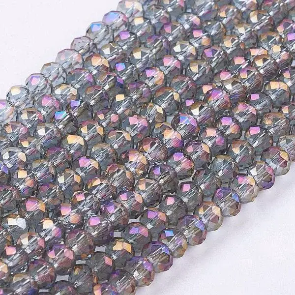 Electroplate Glass Beads Strands
