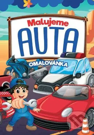 Malujeme auta (Omalovánka) - kniha z kategorie Omalovánky, vystřihovánky, papír
