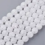 Synthetic Crackle Quartz Beads Strands