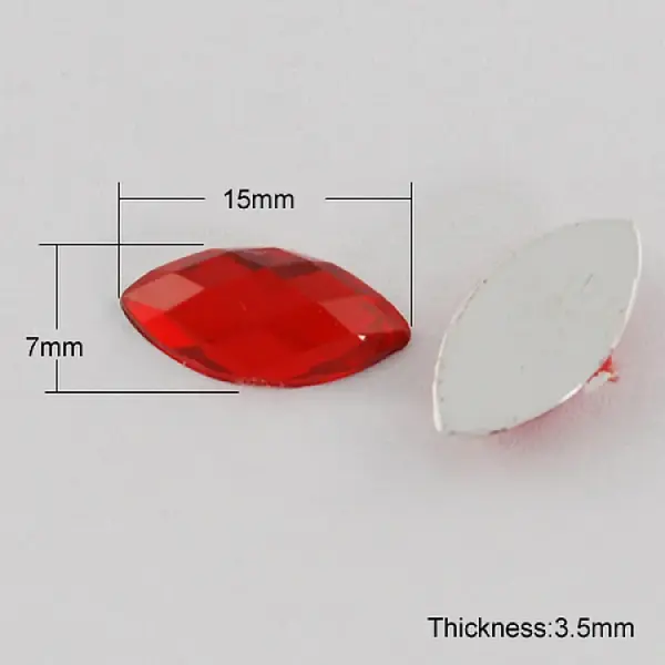 Acrylic Rhinestone Cabochons