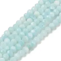 Natural Freshwater Shell Dyed Beads Strands