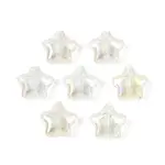 Transparent Spray Painted Glass Beads