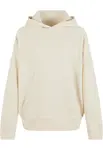 Terry cream boys' hoodie