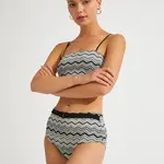 Koton Patterned Bikini Bottoms With Belt