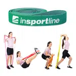 Posilovací guma inSPORTline Rand XX Strong 208x3,3 cm / 13 kg šedá