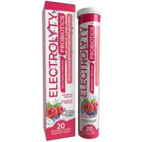 PROBIOTICS Electrolyty malina šumivé 20ks