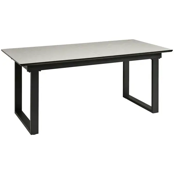 MID.YOU JÍDELNÍ STŮL, šedá, černá, 180-260/90/76 cm