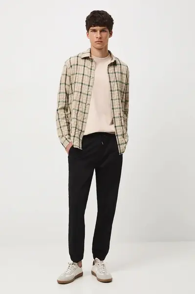 Kalhoty Medicine pánské, černá barva