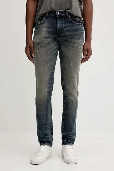 Džíny Diesel 2019 D-STRUKT L.32 pánské, tmavomodrá barva, A03558.09M46