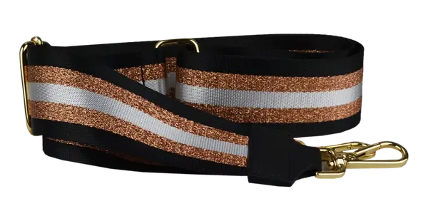 NovaKabelka.sk Látkový prídavný  popruh striscia nero